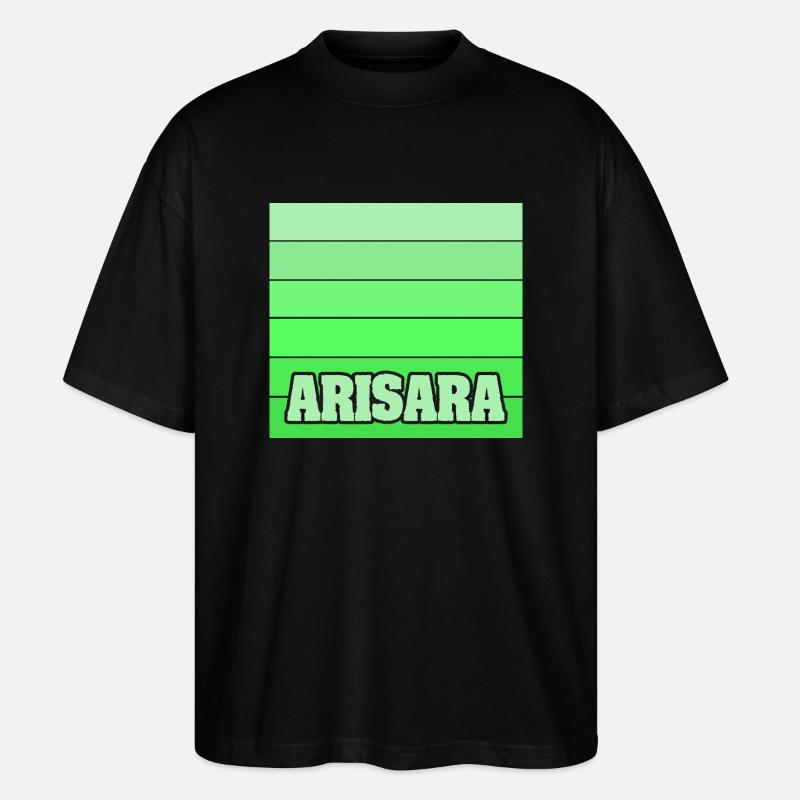 Arisara - T-shirt bio Blaster 2.0 coupe oversize Stanley/Stella Unisexe - noir