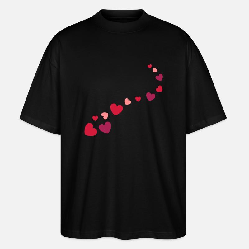 Herzen - Stanley/Stella Oversized Unisex Bio T-Shirt Blaster 2.0 - Schwarz