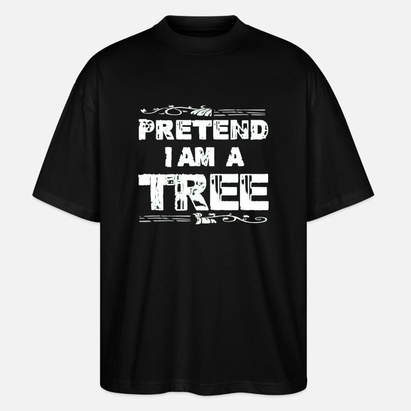 Tree - Let's Assume - Stanley/Stella Oversized Unisex Organic T-shirt Blaster 2.0 - black