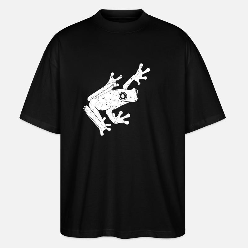 Frosch - Stanley/Stella Oversized Unisex Bio T-Shirt Blaster 2.0 - Schwarz