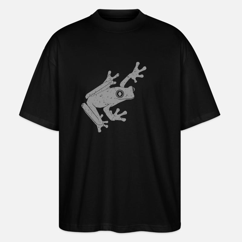 Frosch - Stanley/Stella Oversized Unisex Bio T-Shirt Blaster 2.0 - Schwarz