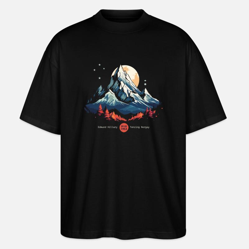 Berg1953 - Stanley/Stella Oversized Unisex Bio T-Shirt Blaster 2.0 - Schwarz
