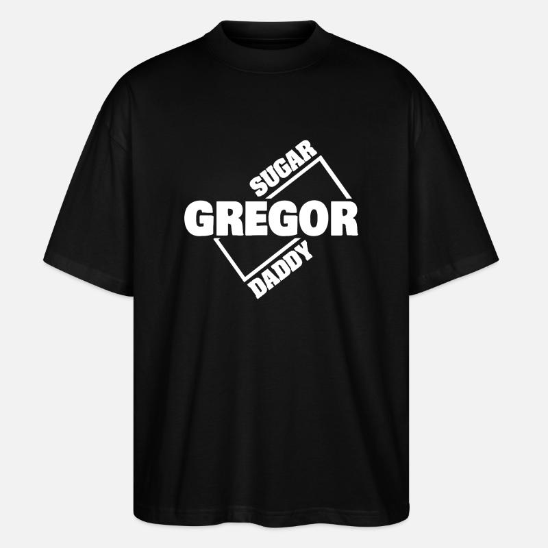 Gregor en sugar daddy - T-shirt bio Blaster 2.0 coupe oversize Stanley/Stella Unisexe - noir