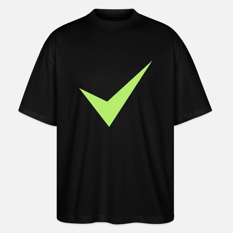 tick - Stanley/Stella Oversized Unisex Bio T-Shirt Blaster 2.0 - Schwarz