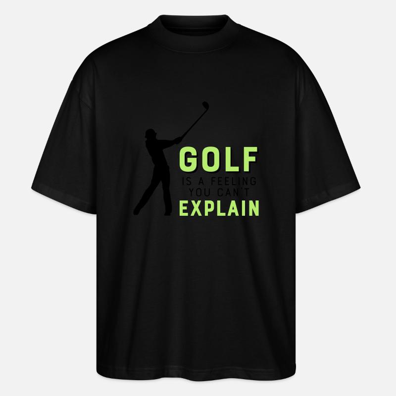 Le golf - T-shirt bio Blaster 2.0 coupe oversize Stanley/Stella Unisexe - noir