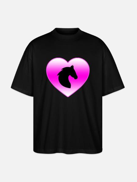 Cheval - T-shirt bio Blaster 2.0 coupe oversize Stanley/Stella Unisexe - noir