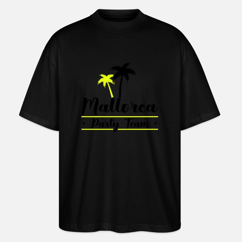 mallorca party team - Stanley/Stella Oversized Unisex Bio T-Shirt Blaster 2.0 - Schwarz