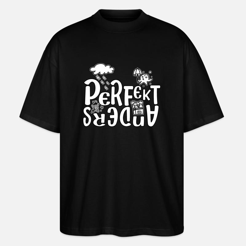 Perfekt Anders Freche Sprüche Lustig - Stanley/Stella Oversized Unisex Bio T-Shirt Blaster 2.0 - Schwarz