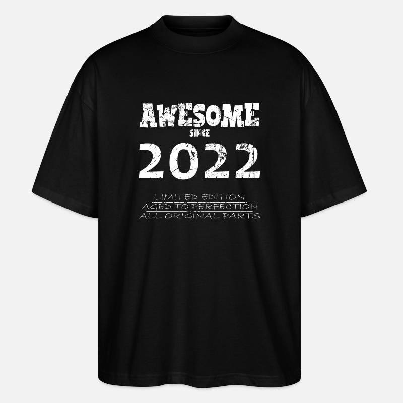 2022 - Legendäres 2. Jubiläum - Stanley/Stella Oversized Unisex Bio T-Shirt Blaster 2.0 - Schwarz