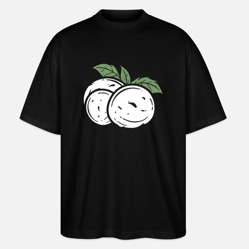 Mozzarella - Stanley/Stella Oversized Unisex Bio T-Shirt Blaster 2.0 - Schwarz