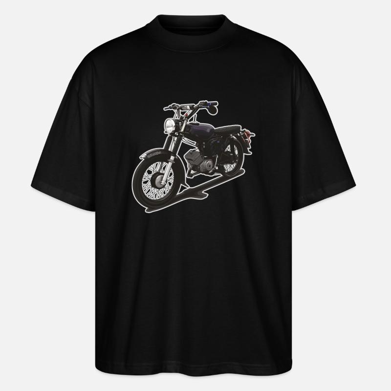 S51 // Illustration - Stanley/Stella Oversized Unisex Bio T-Shirt Blaster 2.0 - Schwarz