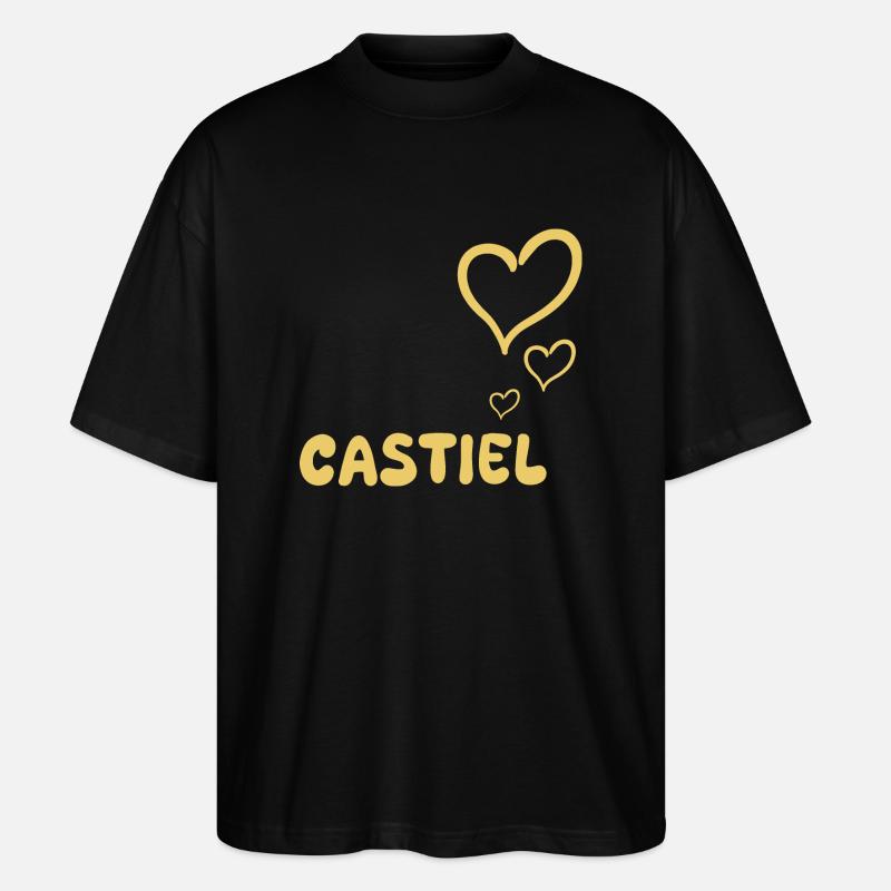 Castiel - Stanley/Stella Oversized Unisex Bio T-Shirt Blaster 2.0 - Schwarz