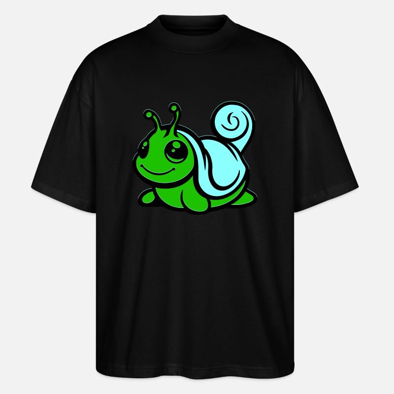 Snail Comic - Stanley/Stella Oversized Unisex Organic T-shirt Blaster 2.0 - black