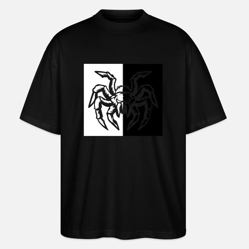 spider spider - Stanley/Stella Oversized Unisex Organic T-shirt Blaster 2.0 - black