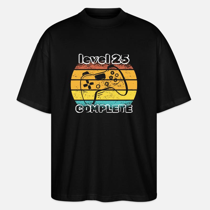 level 25 complete - T-shirt bio Blaster 2.0 coupe oversize Stanley/Stella Unisexe - noir