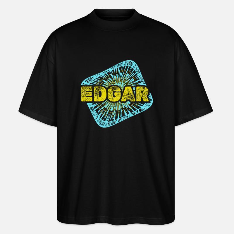 Edgar - T-shirt bio Blaster 2.0 coupe oversize Stanley/Stella Unisexe - noir
