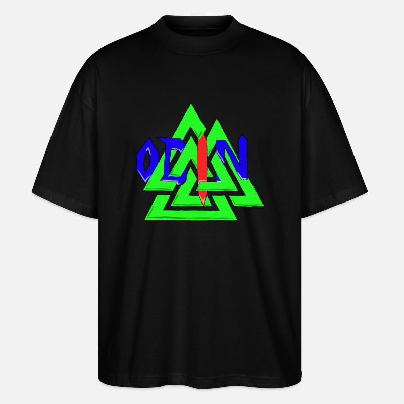 Odin - Stanley/Stella Oversized Unisex Bio T-Shirt Blaster 2.0 - Schwarz