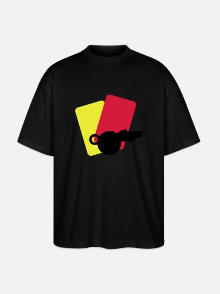 l'arbitre equipment / referee stuff (2c) - T-shirt bio Blaster 2.0 coupe oversize Stanley/Stella Unisexe - noir