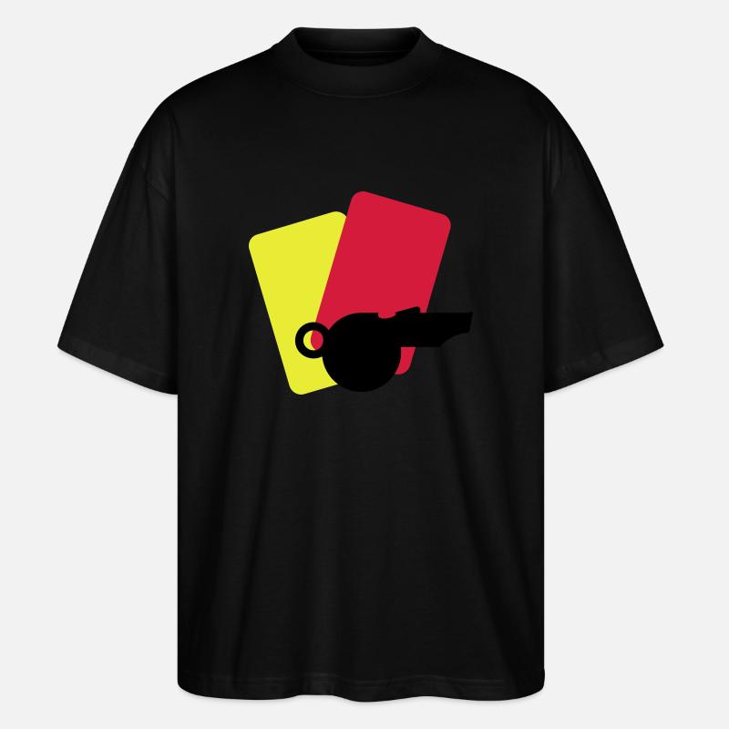 shiri equipment / referee stuff (2c) - Stanley/Stella Oversized Unisex Organic T-shirt Blaster 2.0 - black