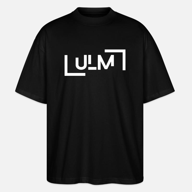 Ulm - Stanley/Stella Oversized Unisex Bio T-Shirt Blaster 2.0 - Schwarz