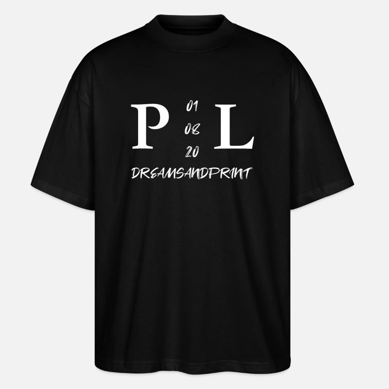 dreamsandprint simple free unique - Stanley/Stella Oversized Unisex Bio T-Shirt Blaster 2.0 - Schwarz
