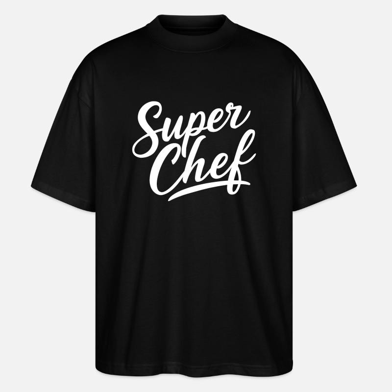 Super Chef - T-shirt bio Blaster 2.0 coupe oversize Stanley/Stella Unisexe - noir