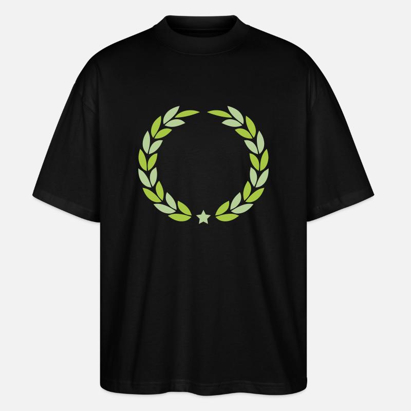lorbeerkranz - Stanley/Stella Oversized Unisex Bio T-Shirt Blaster 2.0 - Schwarz