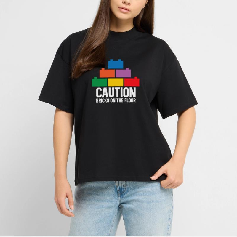 Constructeur de briques Bâtiment en briques Maître constructeur T-shirt bio Blaster 2.0 coupe oversize Stanley/Stella Unisexe