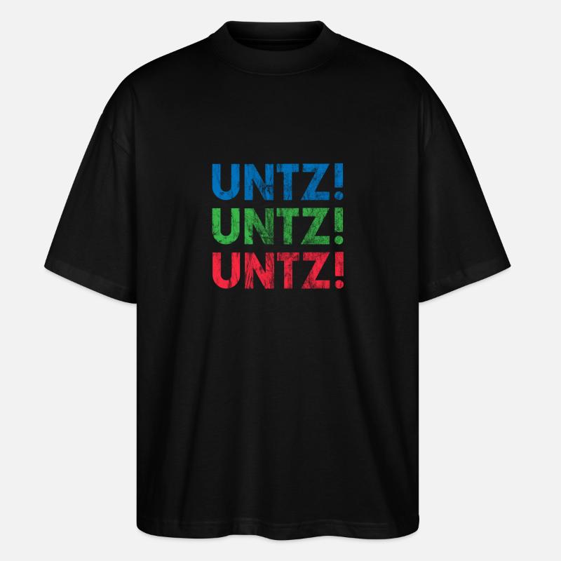 EDM Électronique Dance Techno Rave - T-shirt bio Blaster 2.0 coupe oversize Stanley/Stella Unisexe - noir