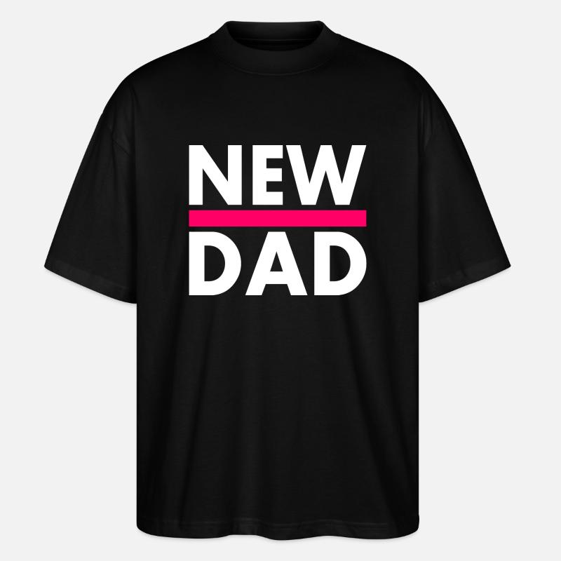 New dad - T-shirt bio Blaster 2.0 coupe oversize Stanley/Stella Unisexe - noir