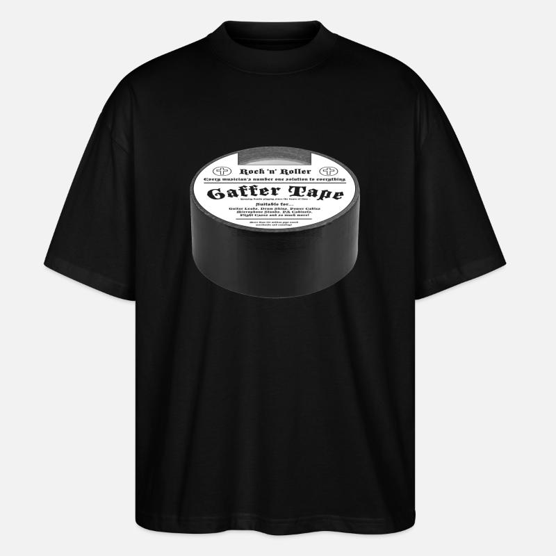 Gaffer Tape Rock Tee - Stanley/Stella Oversized Unisex Bio T-Shirt Blaster 2.0 - Schwarz