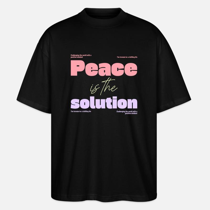 Geistige Gesundheit - Stanley/Stella Oversized Unisex Bio T-Shirt Blaster 2.0 - Schwarz