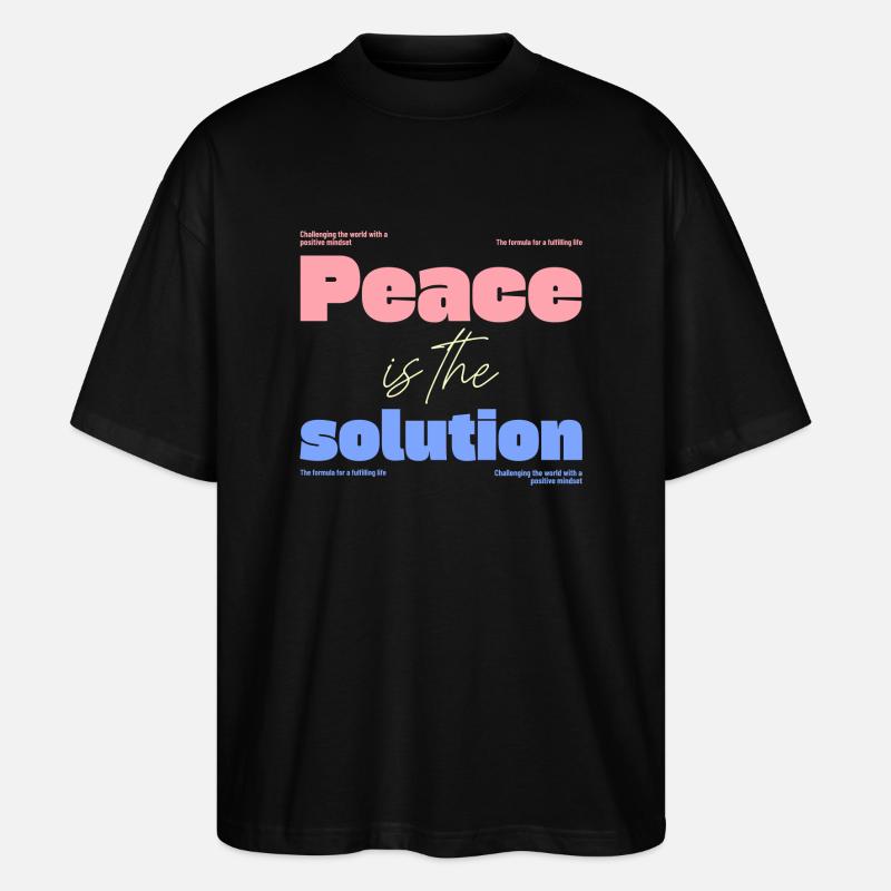 Geistige Gesundheit - Stanley/Stella Oversized Unisex Bio T-Shirt Blaster 2.0 - Schwarz