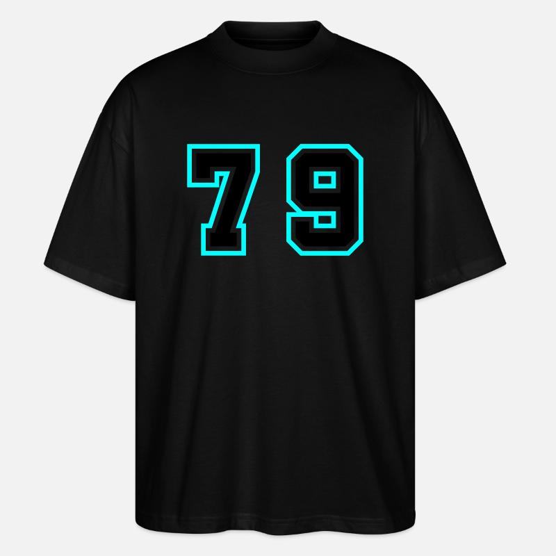 79 Symbole numérique - T-shirt bio Blaster 2.0 coupe oversize Stanley/Stella Unisexe - noir