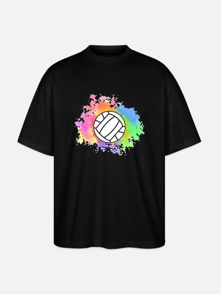 Joueurs de handball Handball - T-shirt bio Blaster 2.0 coupe oversize Stanley/Stella Unisexe - noir