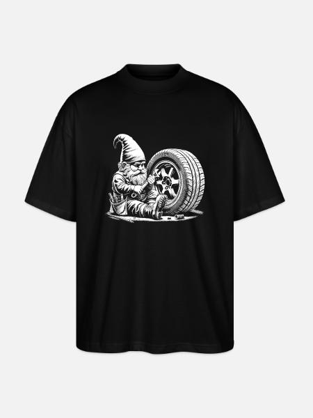 Car mechanic - Stanley/Stella Oversized Unisex Organic T-shirt Blaster 2.0 - black