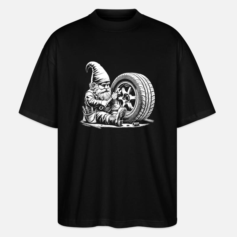 Automechaniker - Stanley/Stella Oversized Unisex Bio T-Shirt Blaster 2.0 - Schwarz