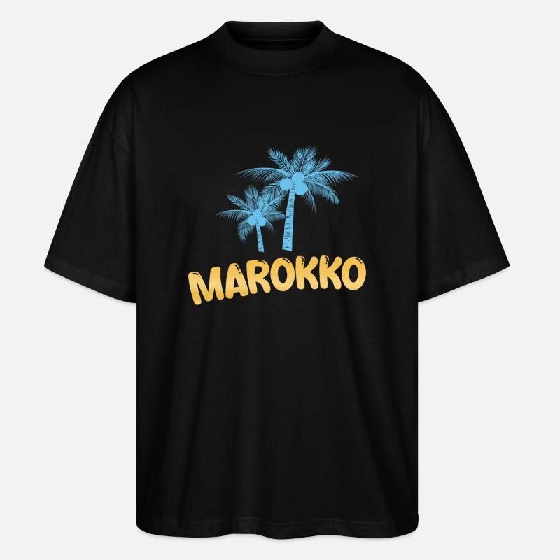 Maroc comme Maroc - T-shirt bio Blaster 2.0 coupe oversize Stanley/Stella Unisexe - noir