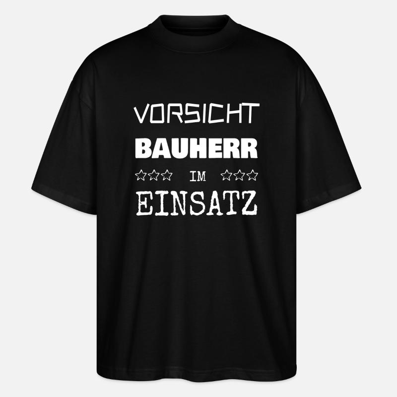 Cadeau pour constructeur - T-shirt bio Blaster 2.0 coupe oversize Stanley/Stella Unisexe - noir