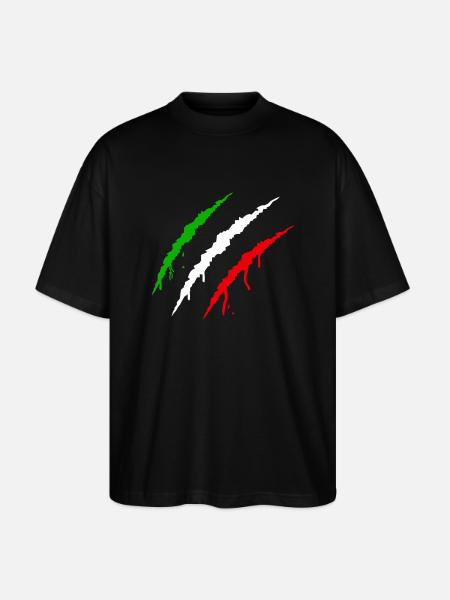 Claws Italy - Stanley/Stella Oversized Unisex Organic T-shirt Blaster 2.0 - black