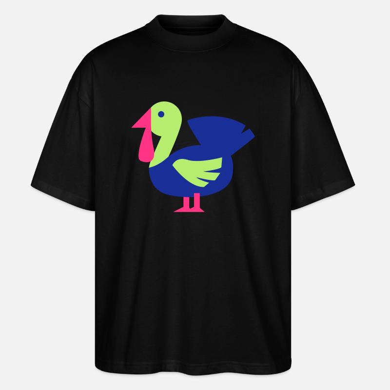turkey - Stanley/Stella Oversized Unisex Bio T-Shirt Blaster 2.0 - Schwarz
