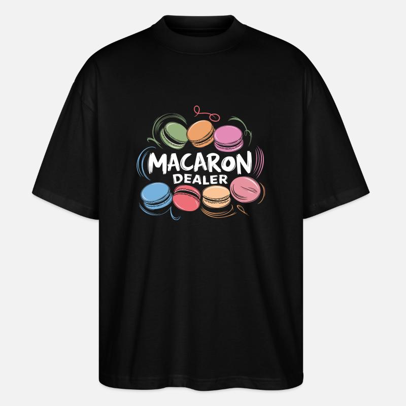 Style pour les gourmands - T-shirt bio Blaster 2.0 coupe oversize Stanley/Stella Unisexe - noir