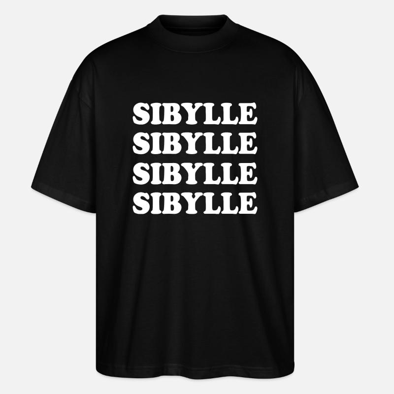 Sibylle - T-shirt bio Blaster 2.0 coupe oversize Stanley/Stella Unisexe - noir