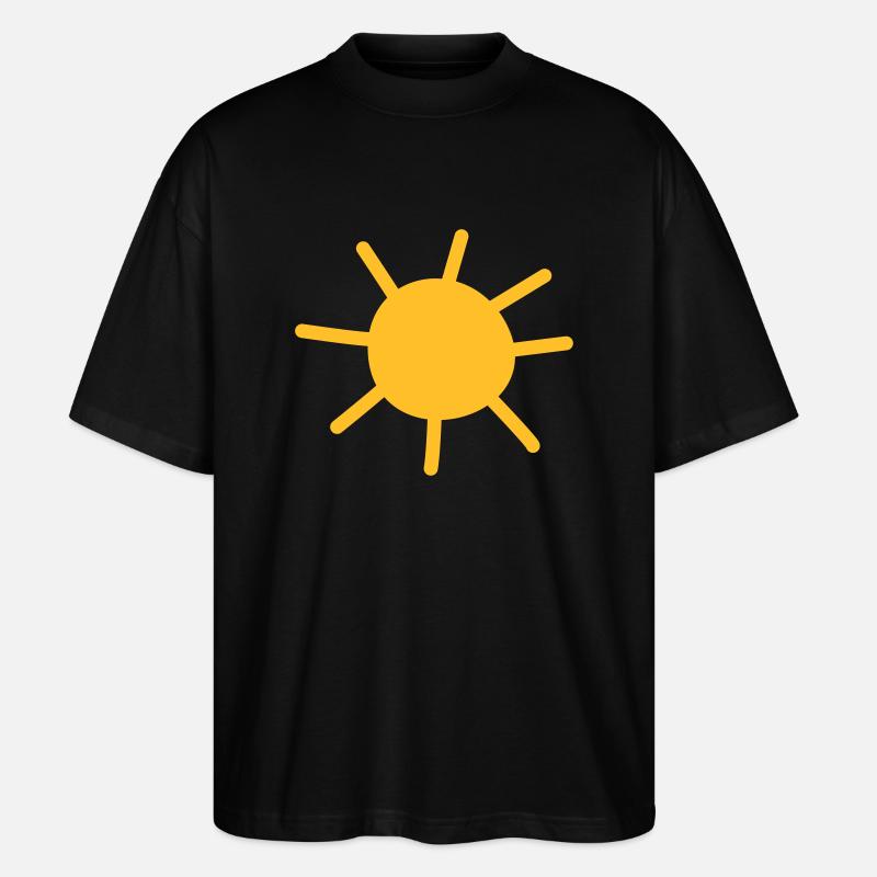 Sonne - Stanley/Stella Oversized Unisex Bio T-Shirt Blaster 2.0 - Schwarz