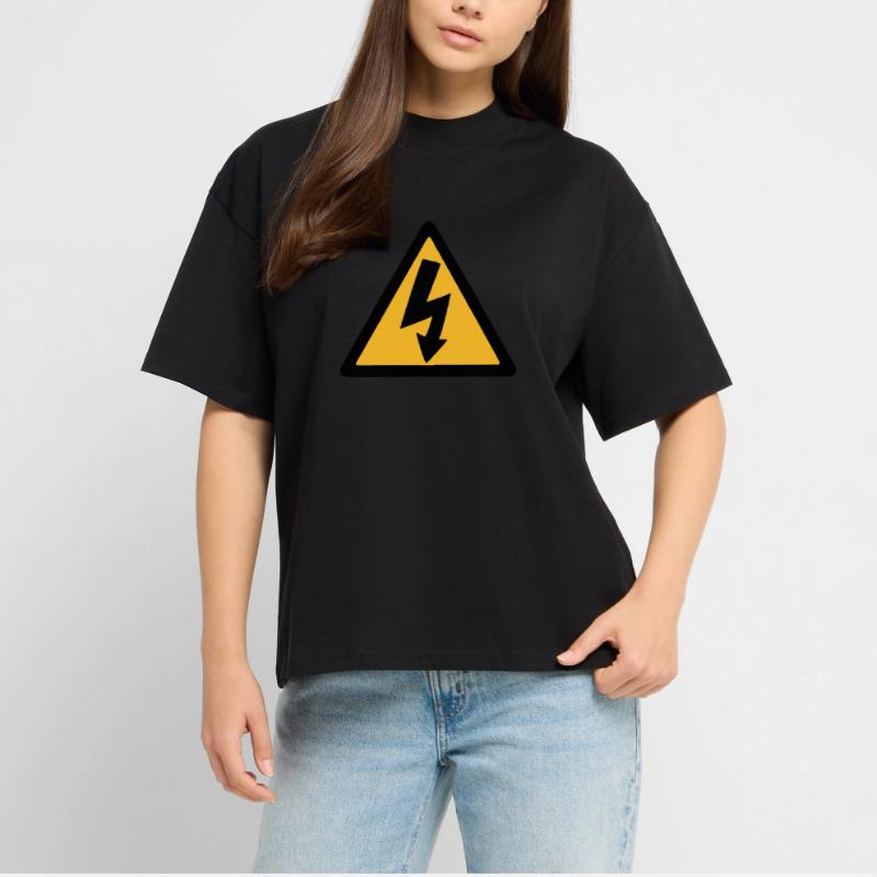 lightning thunder Stanley/Stella Oversized Unisex Organic T-shirt Blaster 2.0