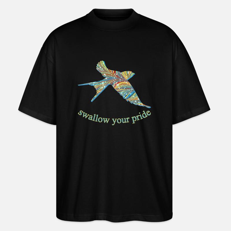 schwalbe e 201 - Stanley/Stella Oversized Unisex Bio T-Shirt Blaster 2.0 - Schwarz