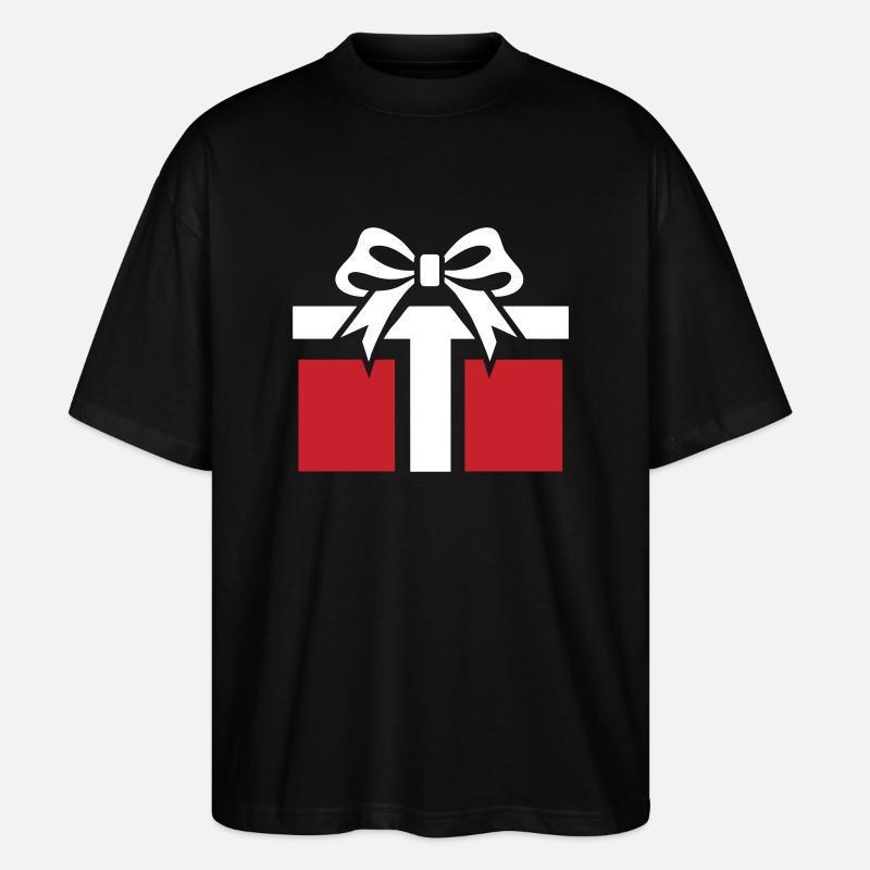 Weihnachtsgeschenke-Zauber - Stanley/Stella Oversized Unisex Bio T-Shirt Blaster 2.0 - Schwarz