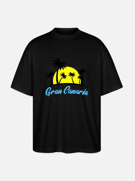 Gran Canaria - Stanley/Stella Oversized Unisex Organic T-shirt Blaster 2.0 - black