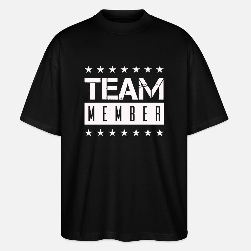 Équipier - T-shirt bio Blaster 2.0 coupe oversize Stanley/Stella Unisexe - noir