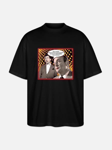 écoute on t'connaît pas - T-shirt bio Blaster 2.0 coupe oversize Stanley/Stella Unisexe - noir